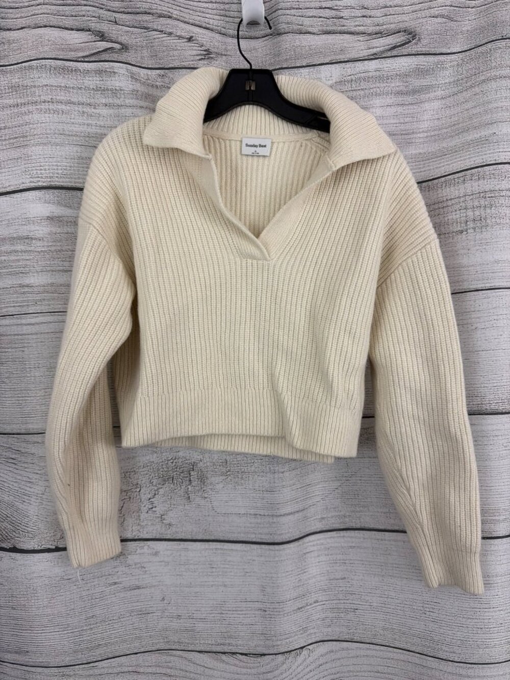 Sunday Best Ribbed Lottie Sweater Size XS
